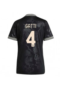 Juventus Federico Gatti #4 Jalkapallovaatteet Naisten Kolmaspaita 2025-26 Lyhythihainen